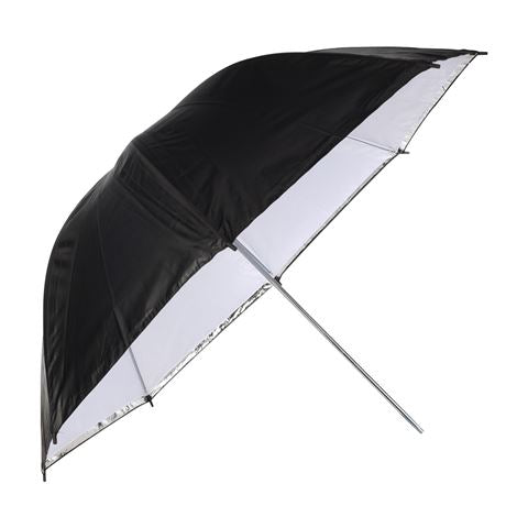 Linkstar Flash Regenschirm PUK-84WB Weiß Schwarz 100 cm (Wendbar)
