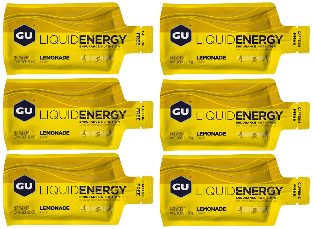 Gu liquid energy gel strawberry banana 6x60g