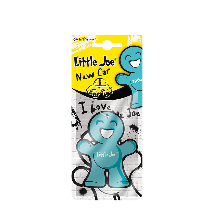 Little joe car air freshener paper new car