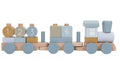 Tiamo Little Dutch Zug blau mit 2 Waggons