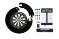Longfield Darts Turnier-Dartset mit Montagehalterungen, 8-teilig