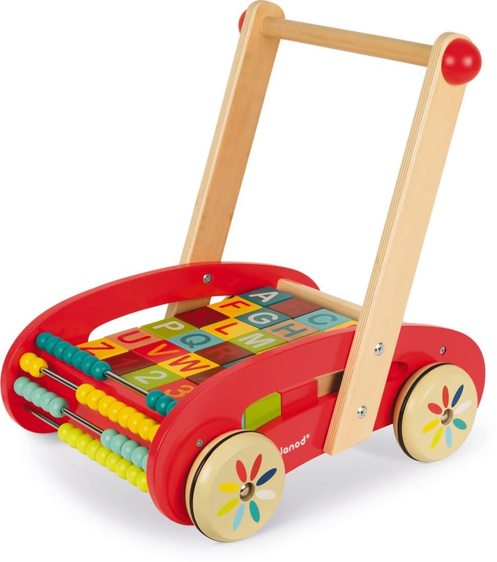 Janod Blocks Wagon Of Wood mit Telraam 05379