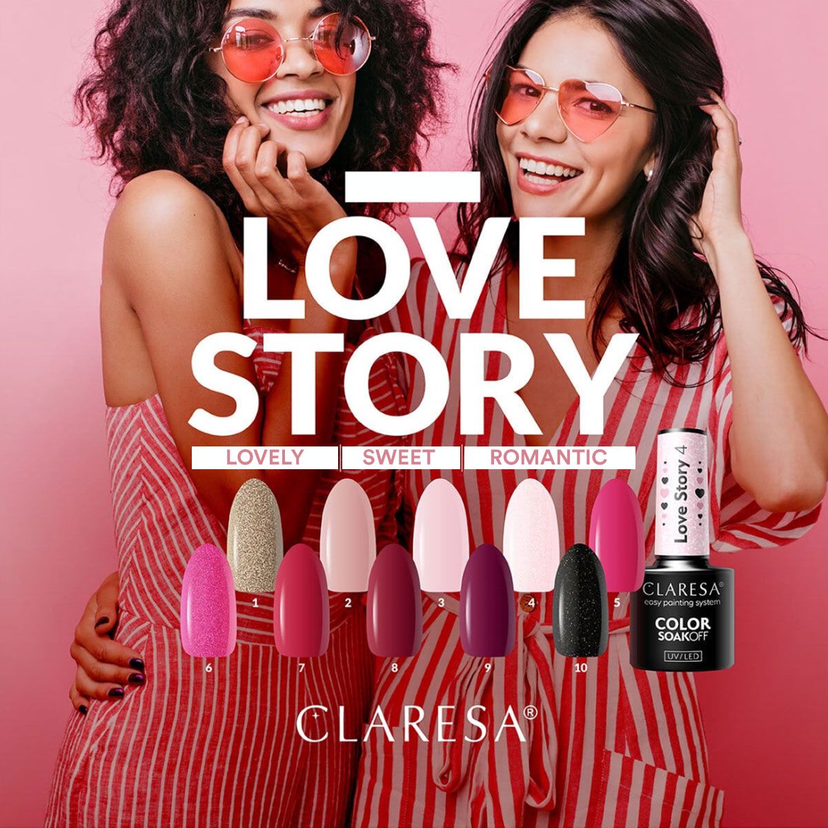Claresa uv led gellak 5ml love story 8