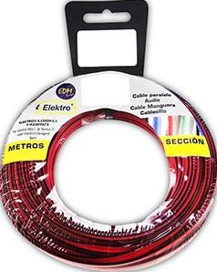Enzo luidsprekersnoer 2 x 1.5qmm rood zwart 10m - 1242024