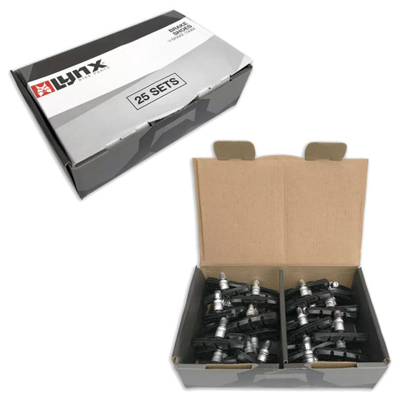 Lynx v-brake remschoenen 72 mm 25 sets