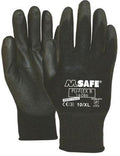 M-safe pu-flex werkhandschoen b 14-086 zwart, l - 11408609