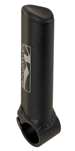 M-Wave Griffe Bar END Short Aluminium Matt Black Pro 2 Stück.