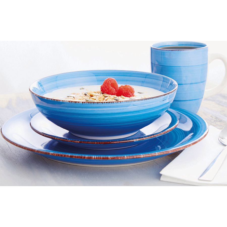 Maizinger serviesset blauw 16-delig