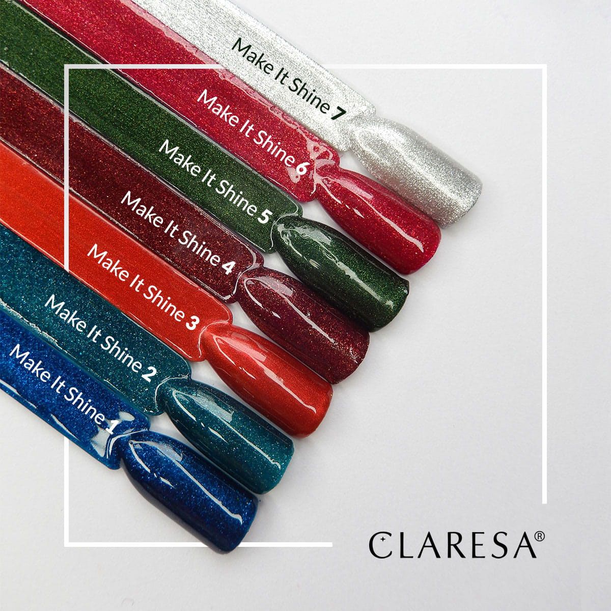 Claresa uv led gellak 5ml make it shine 1