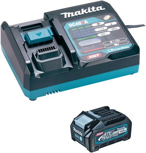 Makita 191j65-4 | xgt startset 40v max (1x 4.0ah bl4040 accu + dc40ra snellader) - 191j65-4