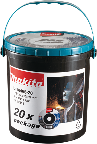 Makita accessoires afbraamsschijf staal - d-18465-20 d-18465-20