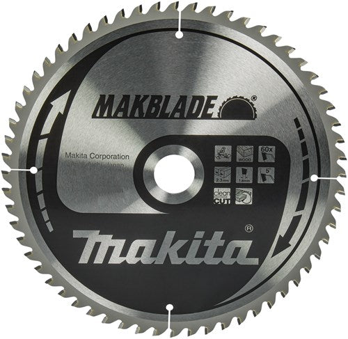 Makita accessoires afkortzaagblad | hout | 260x30x2,3 60t 5g - b-32801
