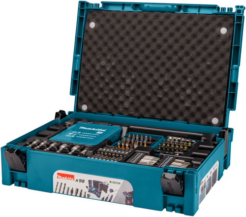 Makita accessoires b-53154 | boor- schroefbitset | 98-delig - b-53154