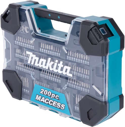 Makita accessoires makita e-22610 boor- en schroefbitset 200-delig in koffer