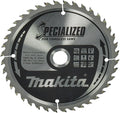 Makita accessoires cirkelzaagblad | hout | 165x20x40t 18g - b-32954