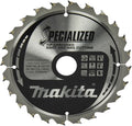 Makita accessoires cirkelzaagblad | hout | tipe 190x30x2,0 24t 23g - b-33118