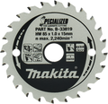 Makita accessoires cirkelzaagblad laminaat | specialized 85x15x1,0 24t 7g - b-33819 b-33819