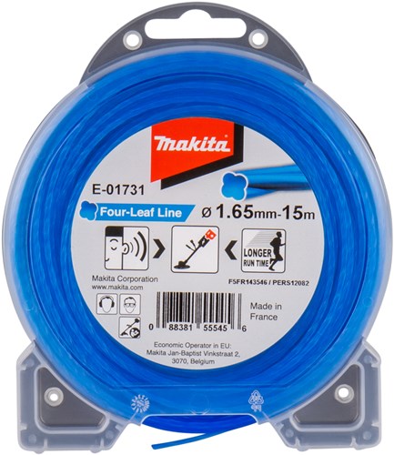 Makita accessoires makita maaidraad 1,65x15 meter blauw - e-01731