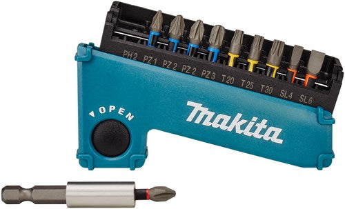 Makita accessoires e-03573 | slagschroefbitset | 11-delig | xtt impact premier b-30754 - e-03573