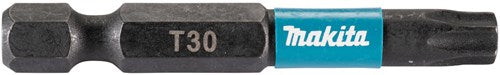 Makita accessoires e-12675 slagschroefbit | t30x50mm | x impact black | 10 stuks - e-12675