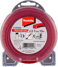 Makita accessoires maaidraad 2,7x15mtr rood - e-01828 - e-01828