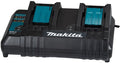Makita accessoires makita dc18sh oplader voor gelijktijdig 2 accu's opladen - duolader - dc18sh