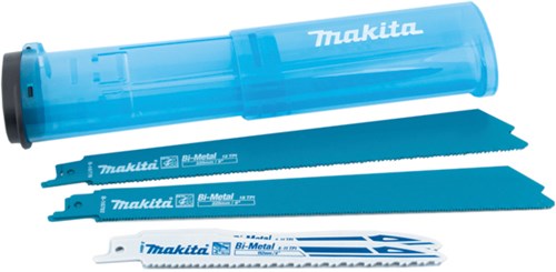 Makita accessoires reciprobladenset 6-delig in sluitbare en herbruikbare koker - b-44448