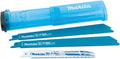Makita accessoires reciprobladenset 6-delig in sluitbare en herbruikbare koker - b-44448