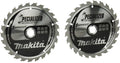 Makita accessoires twin-pack cirkelzaagblad hout | efficut 165x20x1,4 25t 23g - b-62985-2