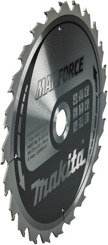 Makita accessoires makita ø 270mm asgat 30mm 24t cirkelzaagblad voor hout | makforce - b-32172