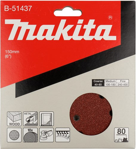 Makita accessoires schuurschijf k80 150mm - b-51437