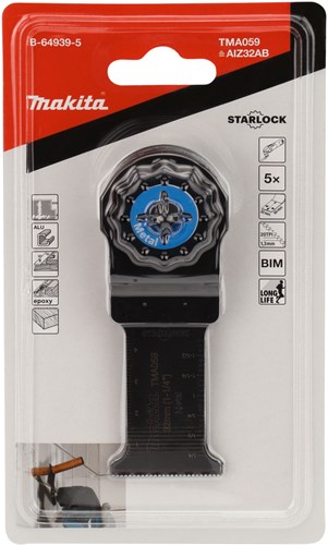 Makita 32mm invalzaagblad staal 5 stuks - tma059