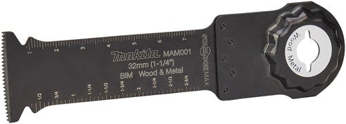 Makita accessoires mam001 invalzaagb 32x80mm h s - b-66400 - b-66400