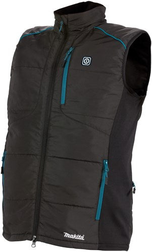 Makita cv102dzs verwarmd vest s | zonder accu's en lader | inclusief jasadapter | in doos cv102dzs