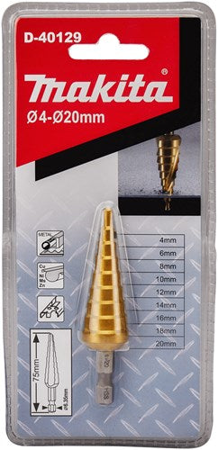 Makita accessoires trappenboor 9 traps 4-20mm - d-40129 - d-40129