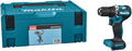 Makita ddf487zj | 18v boor- schroefmachine | zonder accu's en lader | in mbox - ddf487zj