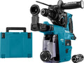 Makita dhr243zjw 18 volt combihamer | sds-plus | met verwisselbare boorkop met stofafzuiging | zonder accu's en lader in m-box - dhr243zjw