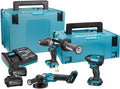 Makita dk400nx | xgt 40 v max combiset | df001g + td002g + ga005g | incl accu's lader - dk400nx