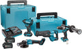 Makita dk401nx | xgt 40 v max combiset | df001g + td002g + ga005g + jr002g | incl accu's lader - dk401nx