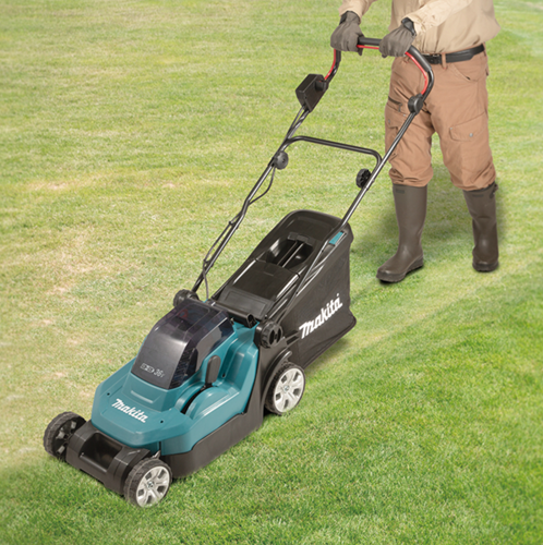 Makita dlm382pt2 | accu grasmaaier | 38 cm | met 2x 18v 5.0ah accu's