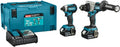 Makita dlx2545tj 18v combiset ddf492 boor- schroefmachine + dtd153 slagschroevendraaier (2x 5.0ah en lader) in mbox - dlx2545tj