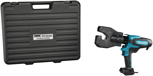 Makita dtc303zk kabelkrimptang | 18 v | 120 kn | 42 mm | zonder accu's en lader | in koffer - dtc303zk