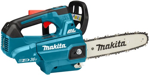 Makita duc256cz | 2x18 v | tophandle kettingzaag | 25 cm | zonder accu's laders