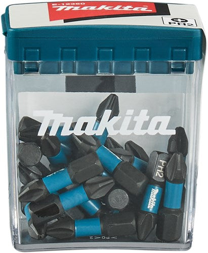 Makita accessoires slagschroefbit ph2x25mm - e-12360 e-12360