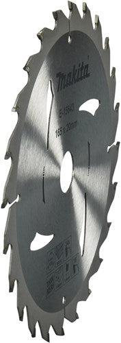 Makita accessoires makita cirkelzaagblad voor hout | ø 165mm asgat 20mm 24t - e-15643