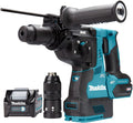 Makita hr002gm204 40v max combihamer | sds-plus | 4,0 ah accu (2 st), lader, in mbox, met stofafzuiging en aws zender - hr002gm204