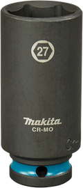 Makita krachtdop impact black, 1 2 27mm lang - e-16536