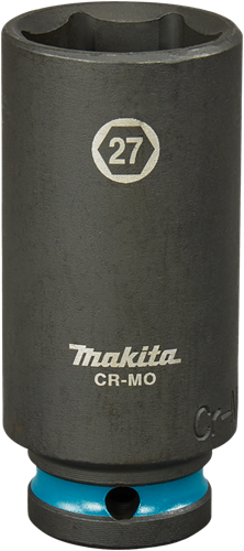 Makita krachtdop impact black, 1 2 27mm lang - e-16536