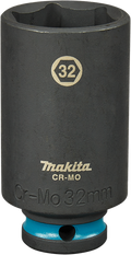 Makita krachtdop impact black, 1 2 32mm lang - e-16558