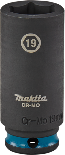 Makita krachtdop impact black, 3 8 19mm lang - e-16368